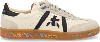 Premiata White Logo Sneakers