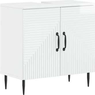 vidaXL Mueble De Lavabo Para Ba&ntilde;o Haarlem Blanco Brillante Vidaxl