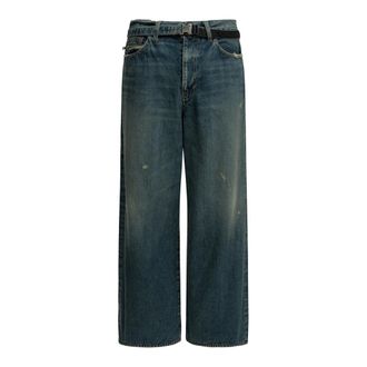 sacai Jeans Wide Leg - - Jeans - Uomo - Blu - M