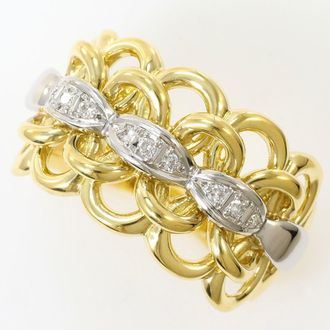 C&A Unbranded Platinum yellow gold yellow gold (18K) Platinum 900 Band Ring (Pre-Owned)