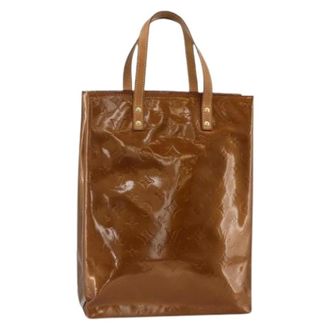 Louis Vuitton Pre-owned Tote Bags, female, Brown, Size: ONE SIZE Pre-owned Vintage Patent Leather Tote