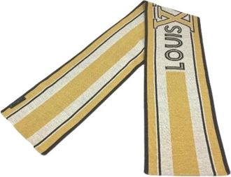 Louis Vuitton Pre-owned Vintage Sjaal - unisex - Vintage Accessoires - Beige - ONE Size - Wol - Vintage