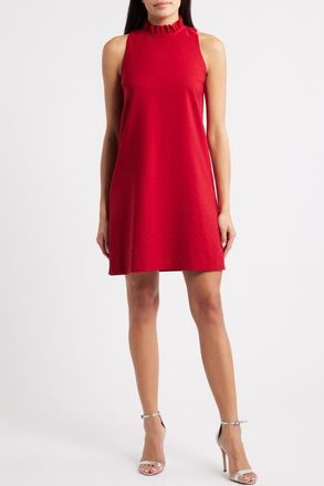 Anne Klein Sleeveless Shift Dress in Titian Red at Nordstrom, Size 10P