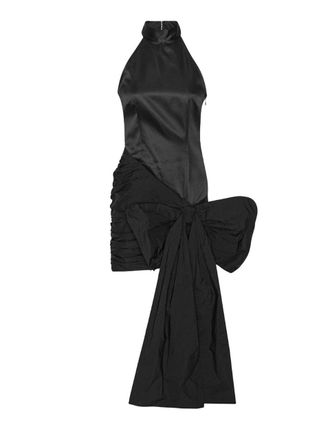 Rotate Satin Bow Dress