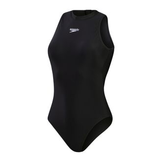 Speedo Dames/Dames Hydrasuit &eacute;&eacute;ndelig badpak (Zwart)