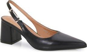 Berness Pointed Toe Slingback Pump in Black at Nordstrom Rack, Size 7.5