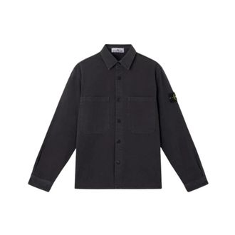 Stone Island Shirt H25 - Heren - Zomerjassen - Blauw - L - Jassen