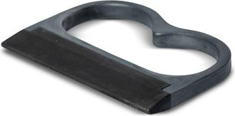 Parts Of Four Plate Double Pyroid ring - unisex - Oxidised Sterling Silver/Bronze - 7 - Black