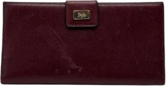 Celine Pre-owned Wallets, female, Red, Size: ONE SIZE Pre-owned Vintage Wallet
