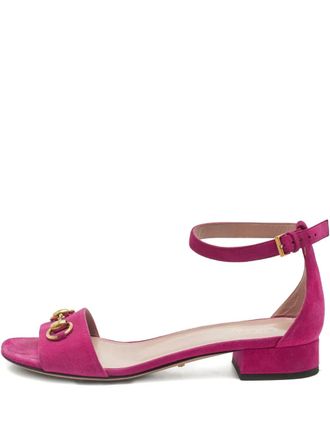 Gucci Horsebit-detail leather sandal - Purple