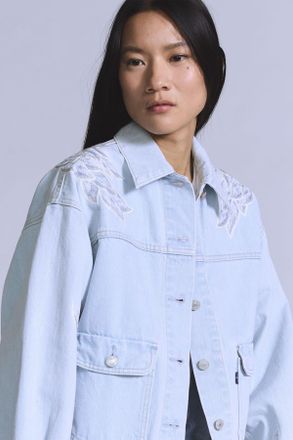 Levi's Chaqueta Trucker Bliss - Mujer - XS - Azul / Blue Sandyneck