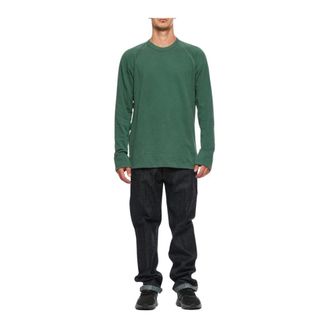 James Perse James Perse Mens Basic Cotton Sweatshirt Green Mxa3278 Fujp - - Sweatshirts & Hoodies - Uomo - Verde - S