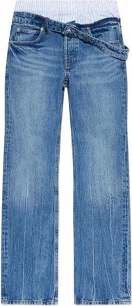 Alexander Wang Straight Jeans - Dames - Regular Fit Jeans - Blauw - W27 - Jeans