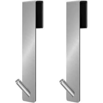 OEM Juego De 2 Ganchos De Acero Inoxidable Para Puertas De Ducha: No Requieren Perforaci&oacute;n, Son Autoadhesivos, Inoxidables Y Resistentes. - Crezuo