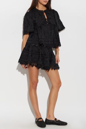 AllSaints Top Lillith, Womens, Black