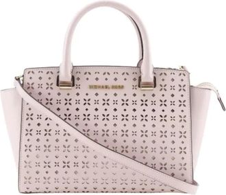 Michael Kors Tweedehands leren handtassen - Dames - Vintage Handtas - Roze - ONE Size - Leer - Vintage