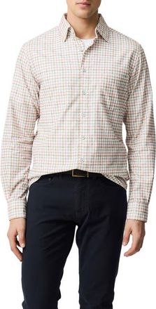Rodd & Gunn Fox Street Long Sleeve Trim Fit Cotton Button-Up Shirt in Wild Rose at Nordstrom, Size Xxx-Large