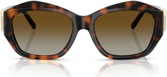 Tiffany & Co. 54mm Gradient Pillow Sunglasses in Havana /Polar Brown Gradient at Nordstrom