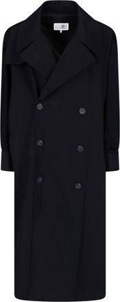 Maison Margiela Trench In Twill Di Cotone