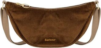 Barbour Mia Crossbody Tas - Dames - Schoudertassen - Bruin - ONE Size - Katoen - Tassen