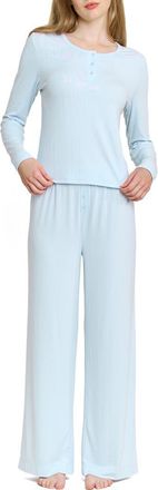 Honeydew Intimates Blissful Pointelle Pajamas in Dreamy at Nordstrom, Size X-Small