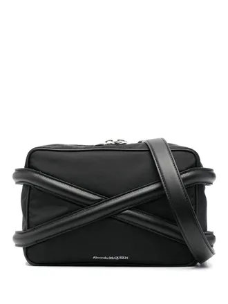 ショルダーバッグ ALEXANDER MCQUEEN Men Shoulder bag Black 7262921AAQ0 1000 Men's Messenger Bags