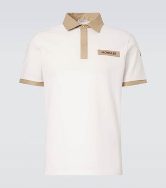 Moncler Polo de piqu&eacute; de algod&oacute;n con logo
