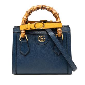 Gucci Pre-owned Gucci Mini Calfskin Bamboo Diana Satchel Ladies H4ADJ37HMKLRGMCK