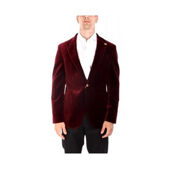 Baldessarini Jassen, Heren, Rood, L, Leer, Blazer