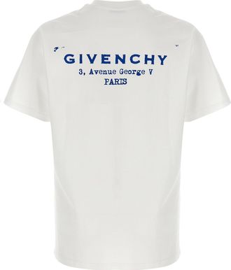 Givenchy Mens White Cotton T-Shirt