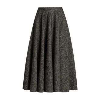 Dolce & Gabbana Dames, Rokken, Grijs, Maat: S Wol