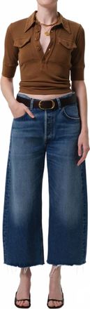 Citizens Of Humanity Ayla Raw Hem Cropped Jeans In Chaya