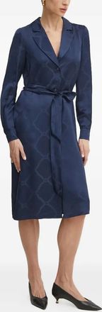 Twin-Set Chemisier con stampa - Blu