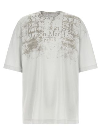 Maison Margiela Grijze Katoenen T-Shirt