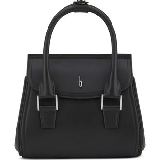 Behno Mini Coco Leather Satchel in Black at Nordstrom