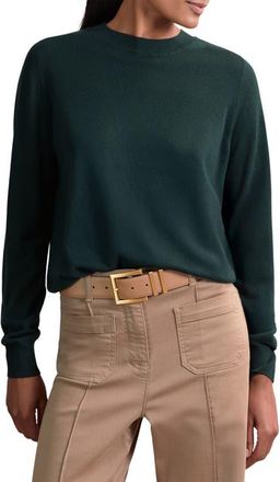 Reiss Hester Crewneck Wool Sweater in Green at Nordstrom, Size X-Large