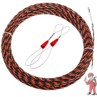 OEM Pasacables R&iacute;gido Para Electricistas, Pasacables De 50 M, Extractor De Cables El&eacute;ctricos De 5 Mm De Di&aacute;metro, Pasacables Retr&aacute;ctil Para Cables El&eacute;ctri