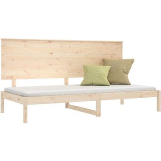 vidaXL Sof&aacute; Cama Sin Colch&oacute;n Madera Maciza De Pino 80x200 Cm Vidaxl