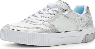 Skechers Jade Luminous Spark Womens Shoes Silver : 6.5 B - Medium