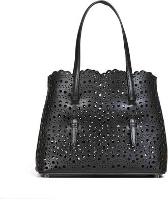 Alaia Mina 25 Tas - Dames - Handtassen - Zwart - ONE Size - Leer - Tassen