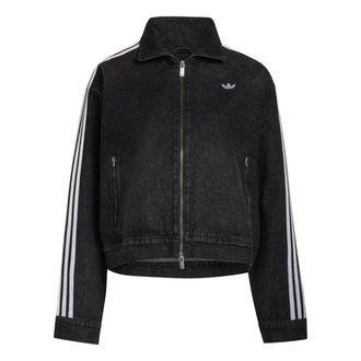 adidas (WMNS) adidas Originals Denim Lacing FB Jacket Black KS1394