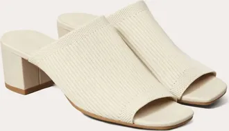 Everlane Womens Glove Reknit Mule Shoes In Bone
