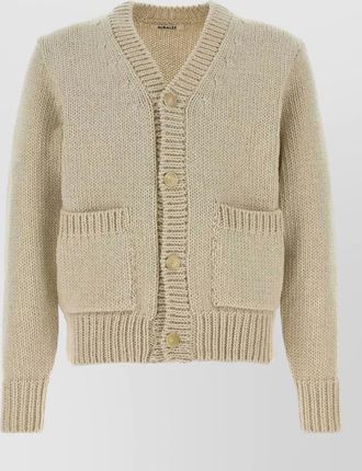 Auralee wool cashmere cardigan