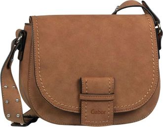 Gabor Luisa Crossbody Tas - Dames - Tassen - Bruin - Maat: ONE Size Leer
