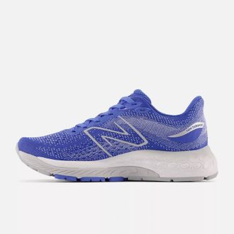 New Balance Womens Fresh Foam Shoes In White/blue