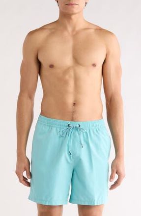 Quiksilver Everyday Solid Volley Swim Trunks in Marine Blue at Nordstrom Rack, Size Medium