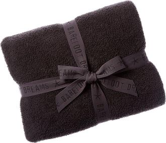 Barefoot Dreams Cozychic Stacked Rib Border Blanket
