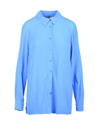 Tommy Hilfiger Light Blue Fluid Casual Shirt