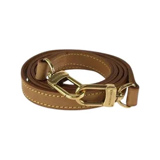 Louis Vuitton Pre-owned Accessories, female, Beige, Size: ONE SIZE Pre-owned Leather Shoulder Strap