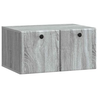 vidaXL Mueble De Tv De Pared 59,5 X 41 X 30 Cm Sonoma Gris Vidaxl